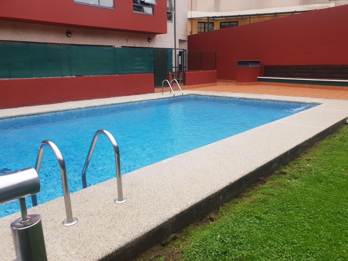 Apartamento Piso con piscina en Sada Exterior foto